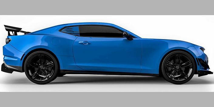 Chevrolet Camaro Rear Side Window Flag Decals - J&J's Graphic Designs