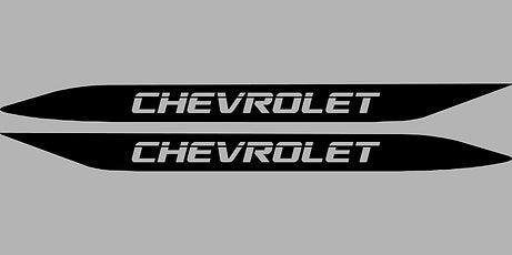 Pair of Chevrolet Hood Spear Decals - J&J's Graphic Designs