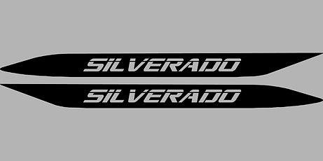 Pair of Silverado Hood Spear Decals - J&J's Graphic Designs