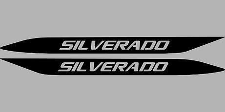 Pair of Silverado Hood Spear Decals - J&J's Graphic Designs