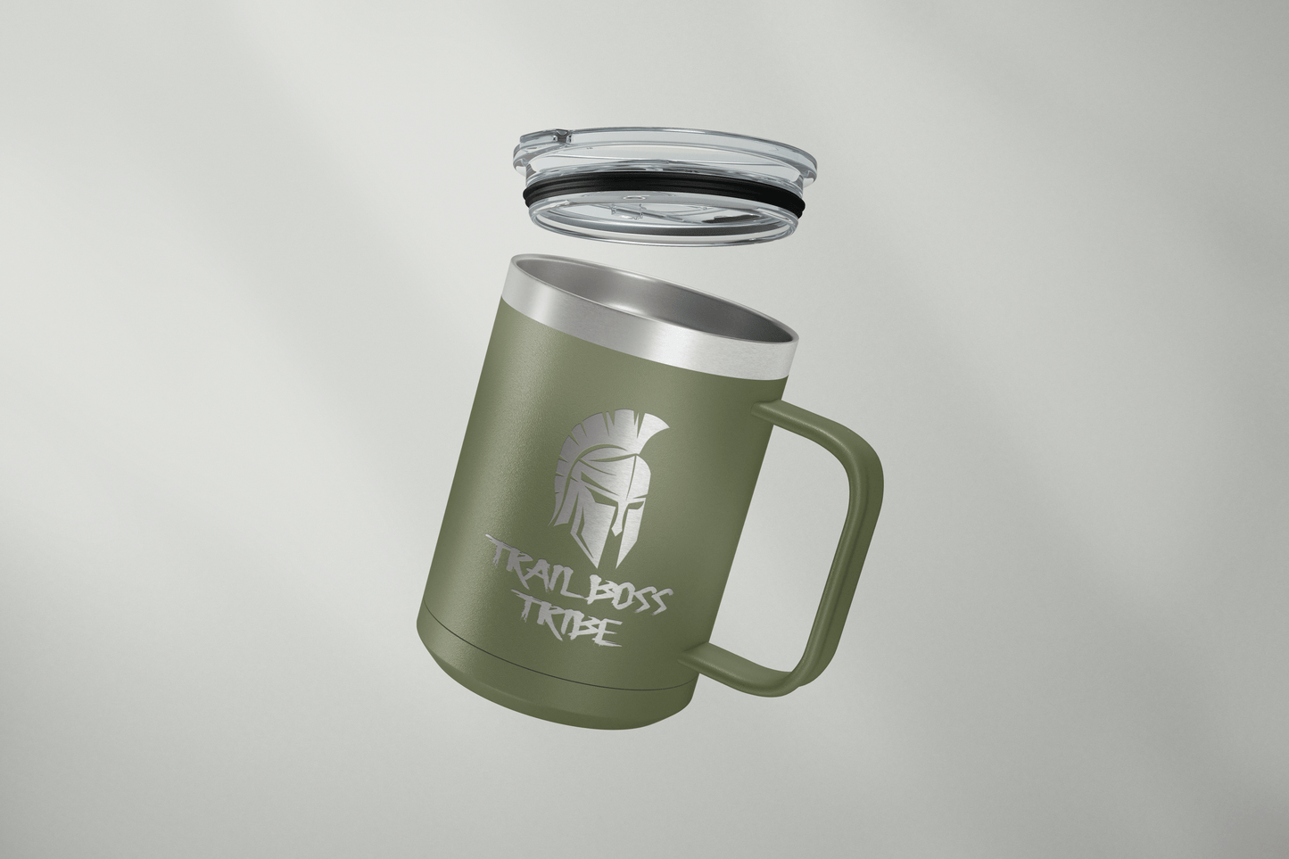 Trail Boss Tribe 15oz Polar Camel Stainless Steel Coffee Mugs