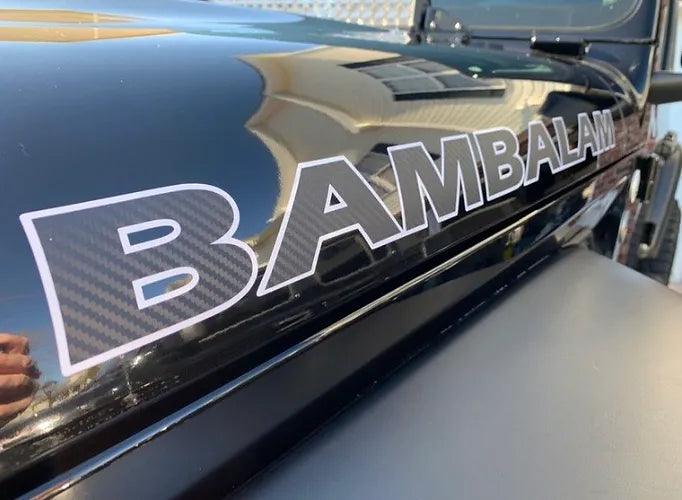 Custom Wrangler Hood Decals - J&J's Graphic Designs