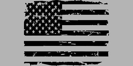Rear Slider Window Distressed US Flag Design - J&J's Graphic Designs