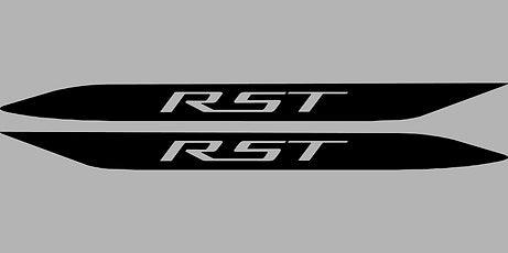 Pair of Silverado RST Hood Spear Decals - J&J's Graphic Designs