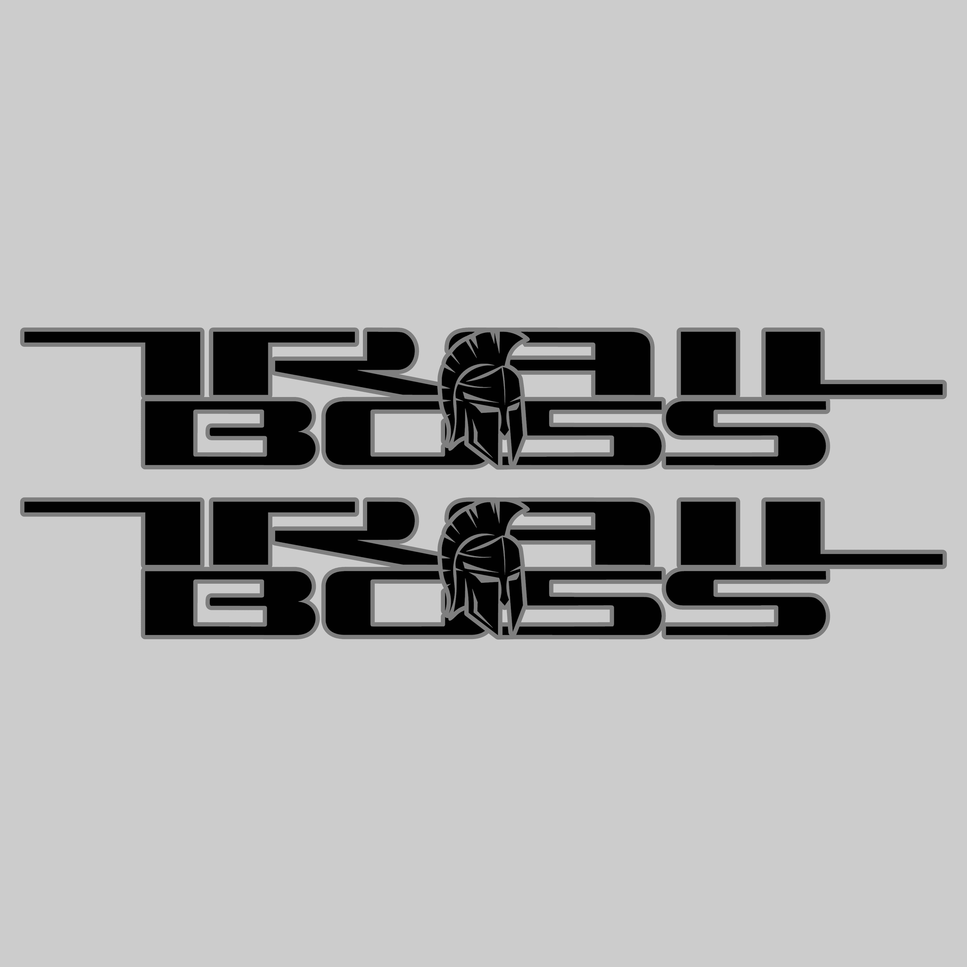 Set of Trail Boss Tribe Dual Color Bedside Decals - J&J's Graphic Designs
