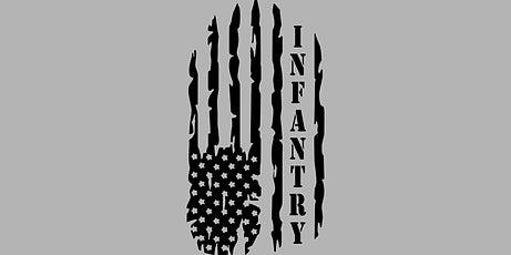 Distressed Infantry Hood Flag - J&J's Graphic Designs