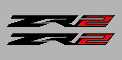 Pair of Silverado ZR2 Bedside Decals - J&J's Graphic Designs
