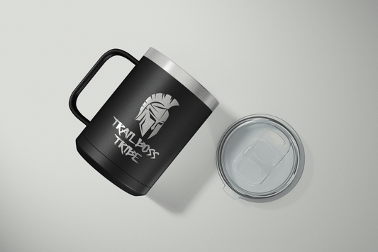 Trail Boss Tribe 15oz Polar Camel Stainless Steel Coffee Mugs